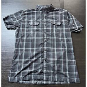 Kuhl Men’s Response Shirt Size M Plaid, Outdoors Hiking Walking Casual
